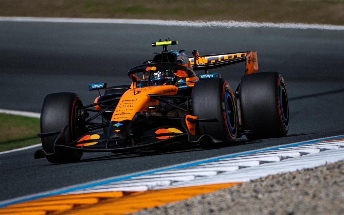Norris hizo una gran vuelta final en Zandvoort y se quedó con otra pole
