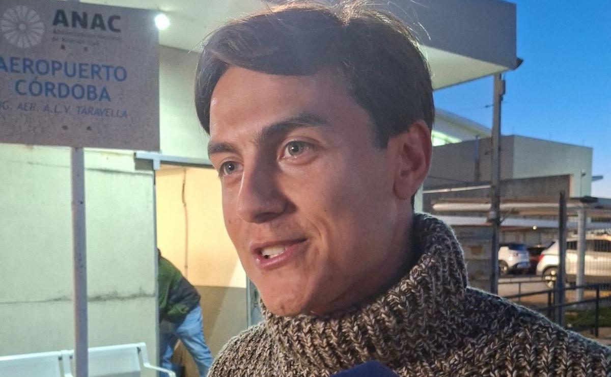 Dybala llegó a Córdoba y no se guardó nada. Foto: Cadena 3.