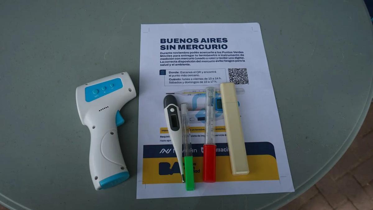 Buenos Aires lanza campaña para reemplazar termómetros de mercurio en hogares