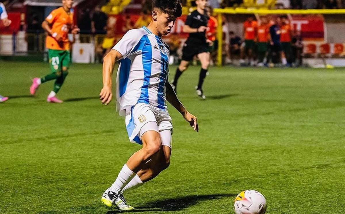 El juvenil de Belgrano Ramiro Tulián, titular en la selección (Foto: @ramirotulian10_)
