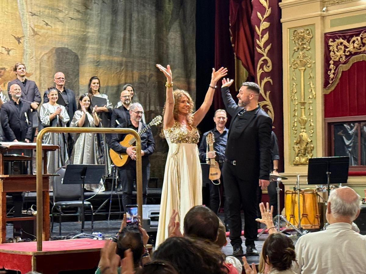 Patricia Sosa en un emocionante concierto en el Libertador. (Daniel Cáceres/C3).