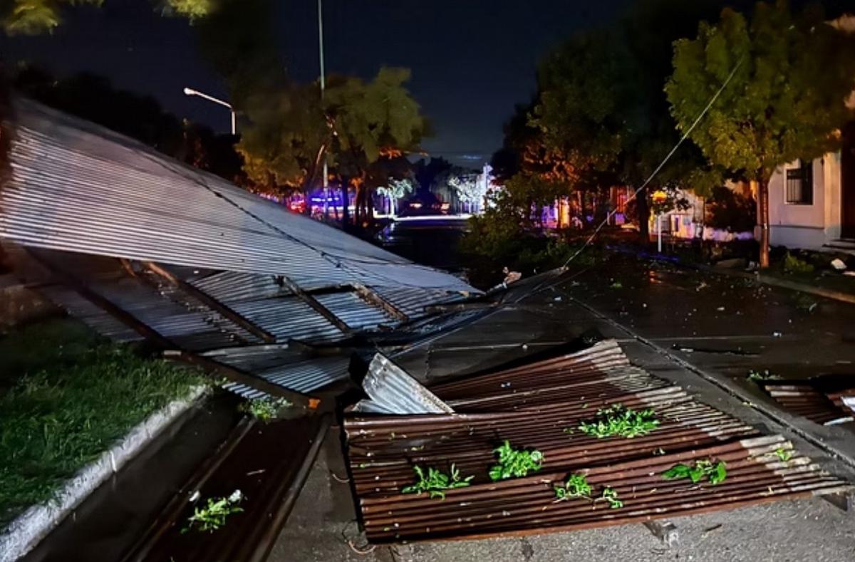 Fuerte temporal castigó a Coronel Moldes (foto: telediariodigital.net)