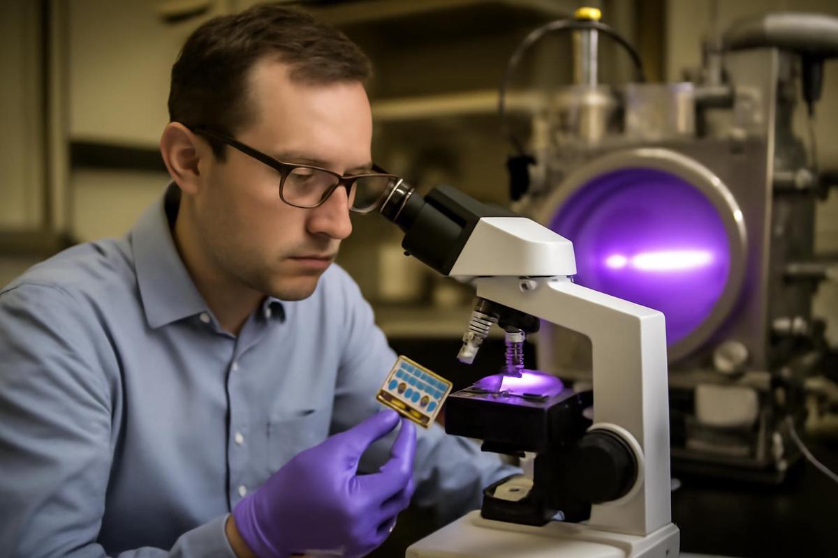 Un nuevo truco con plasma para chips de computadora más pequeños