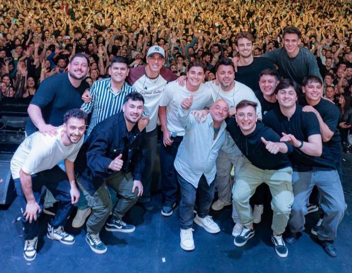 FOTO: Julián Álvarez en el baile de Q'Lokura.