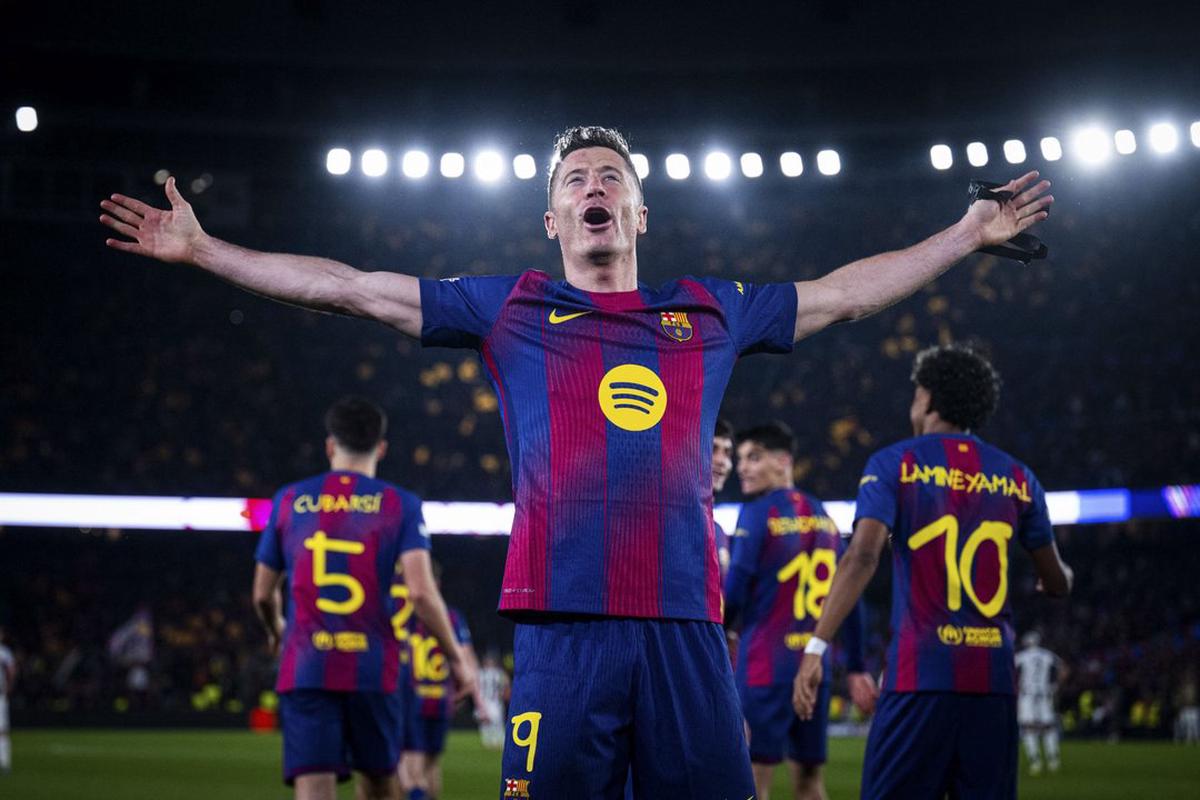 El polaco disputó 191 partidos y marcó 119 goles. Foto: Agencia NA (@FCBarcelona)