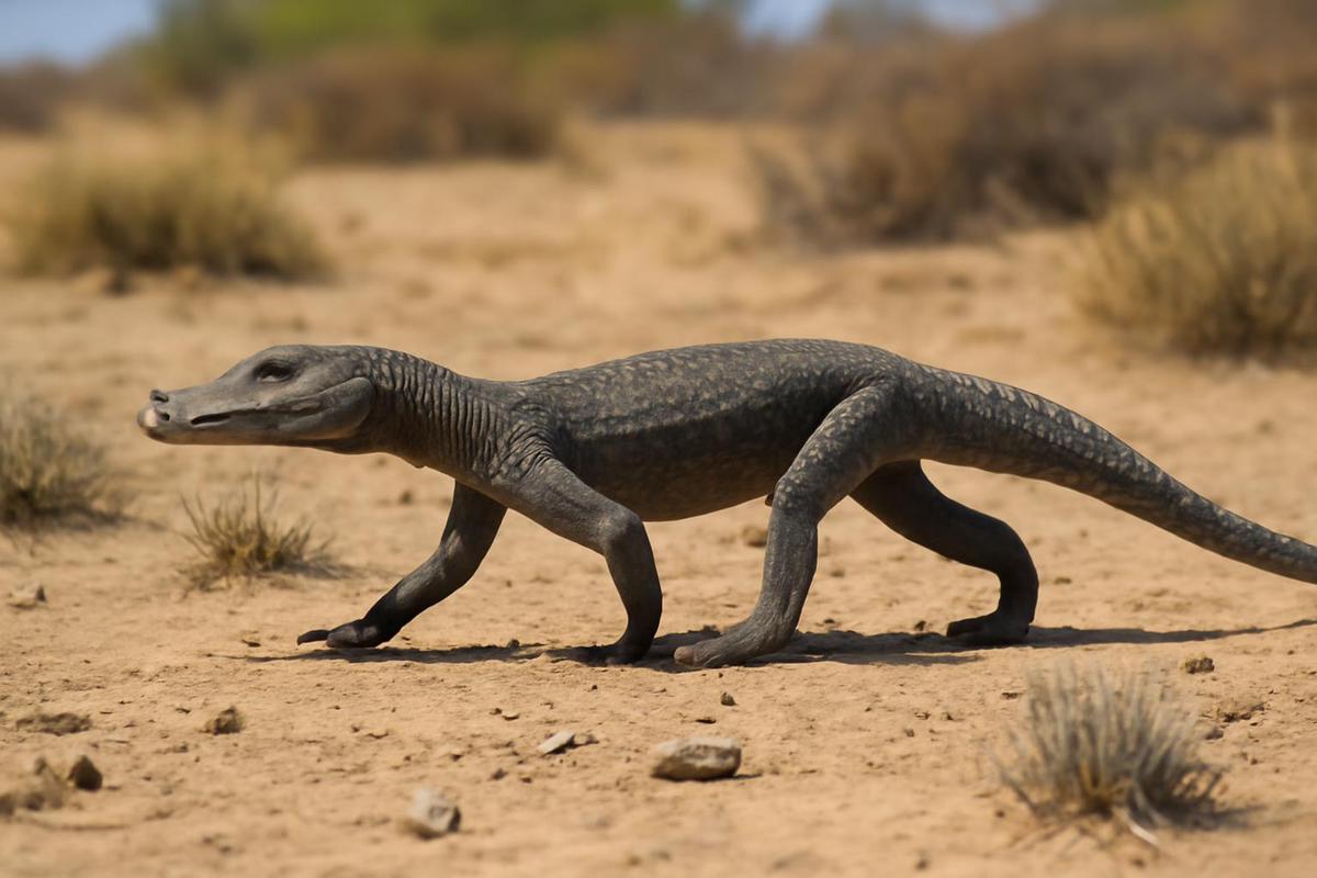 Recreación del Galahadosuchus jonesi