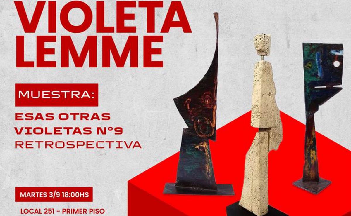 “El cubo rojo” abre sus puertas a Violeta Lemme