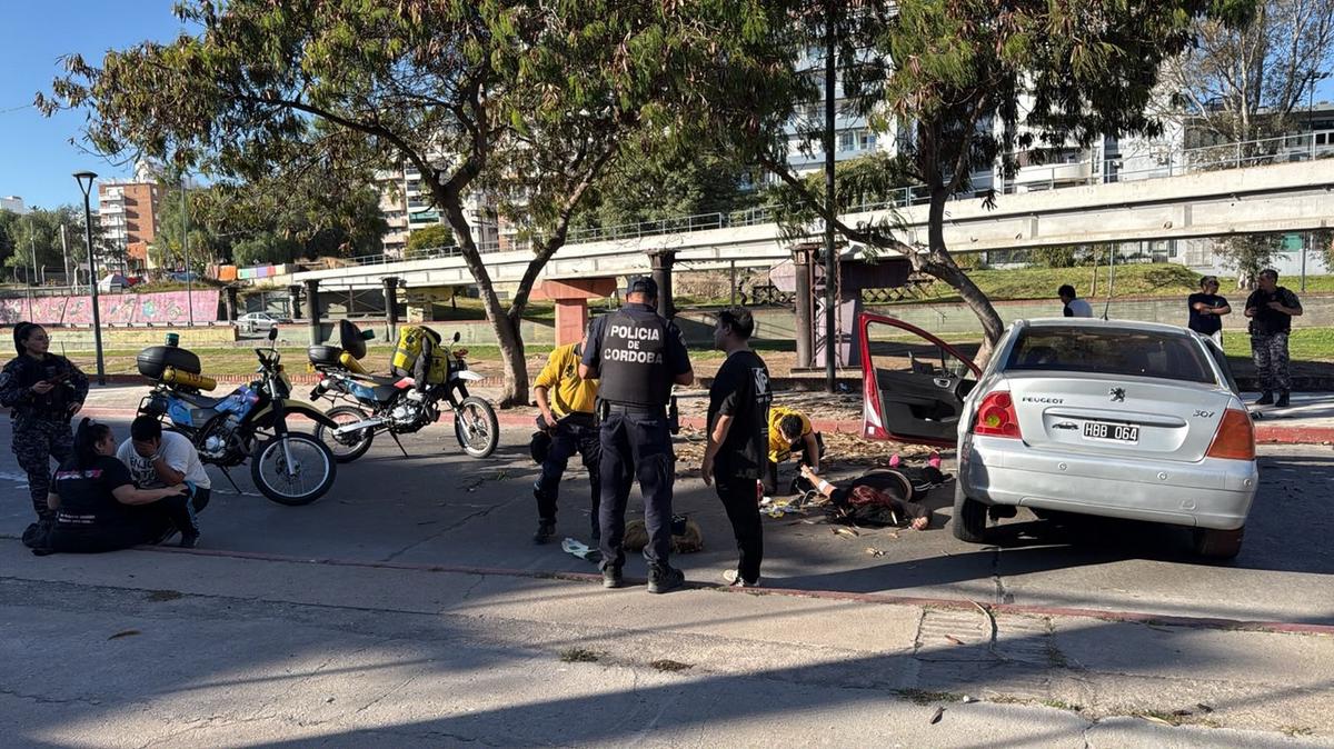 Accidente en la Costanera de Córdoba.