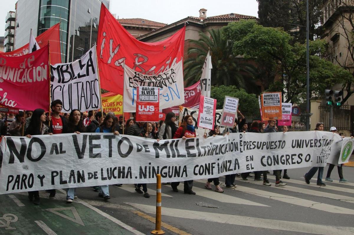 FOTO: La Universidad Nacional de Córdoba se sumó al paro universitario de este jueves