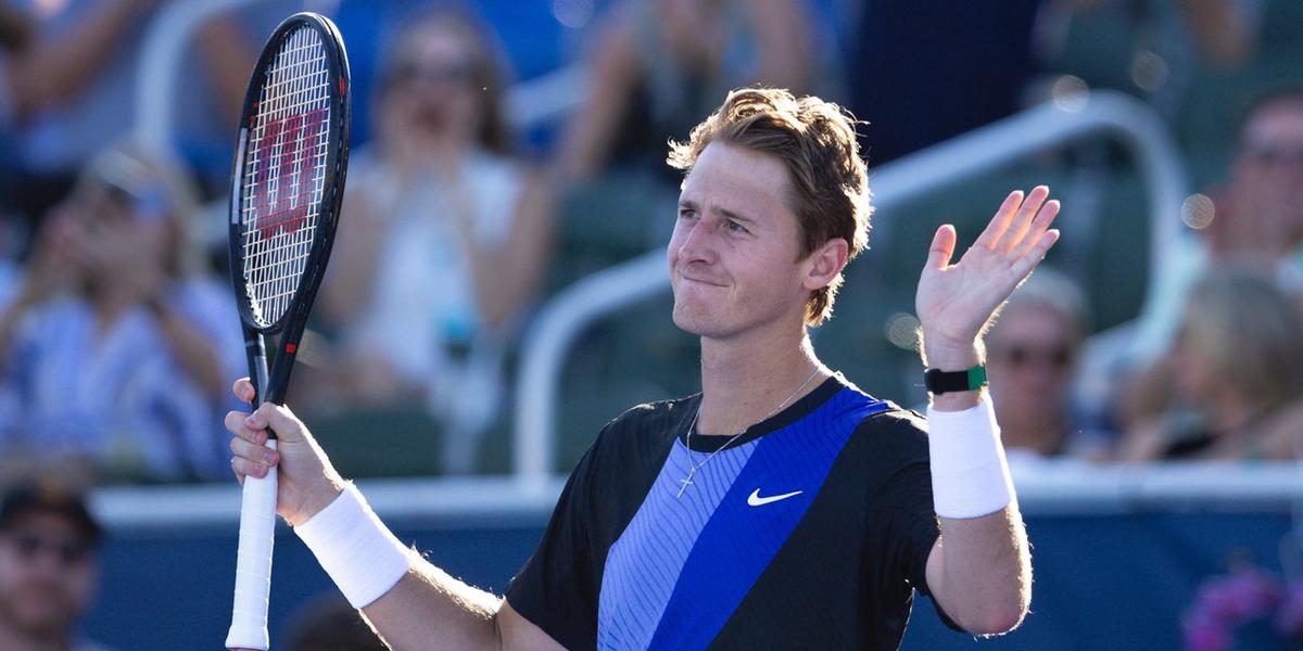 Sebastian Korda festeja el tercer título ATP de su carrera. Foto: Agencia NA (redes)