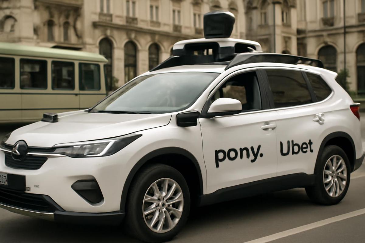Robotaxis de Uber y Pony.ai