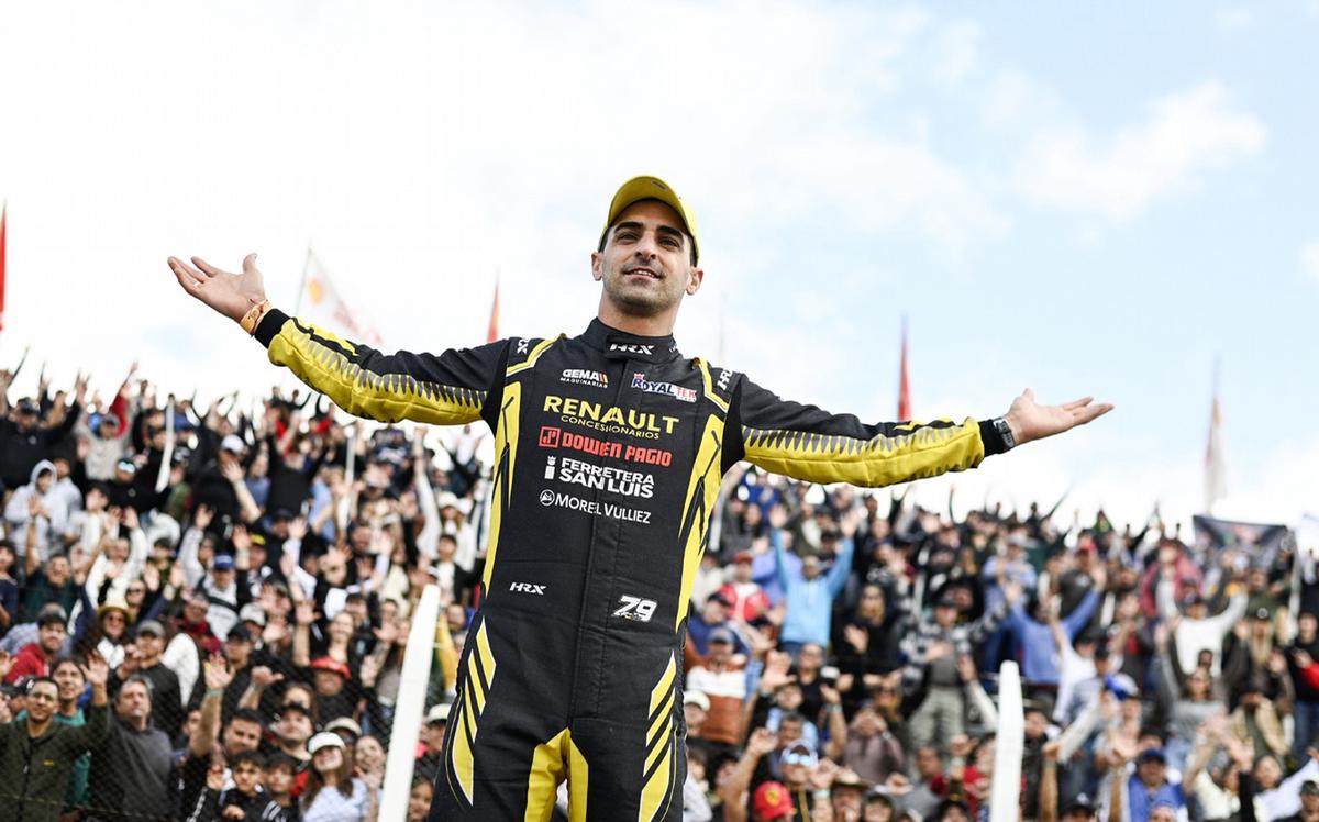 Chapur y la gente, el primer cordobés que gana en el TC en el Cabalén