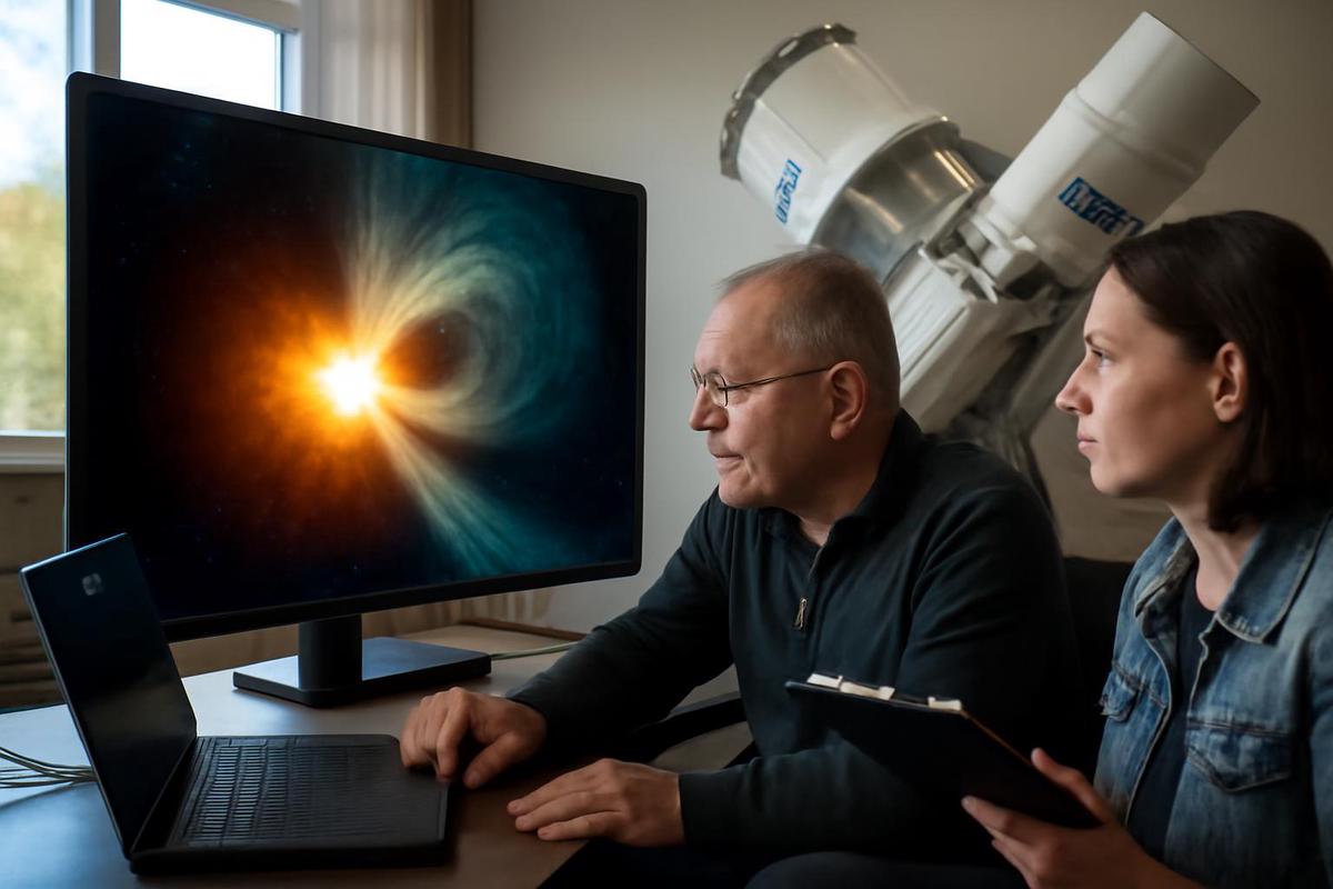 Explosión de agujero negro en NGC 3783