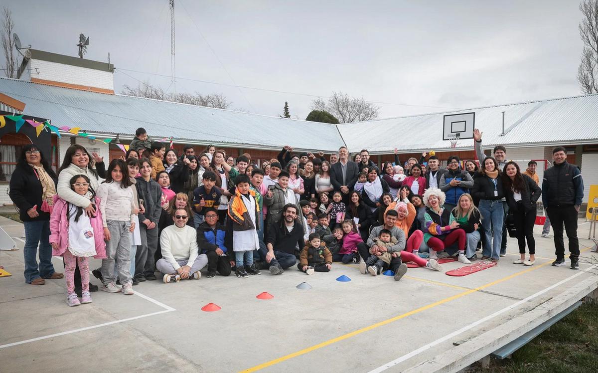 Educación Para un Nuevo Mañana llegó a la escuela n° 95 de Telsen, Chubut.