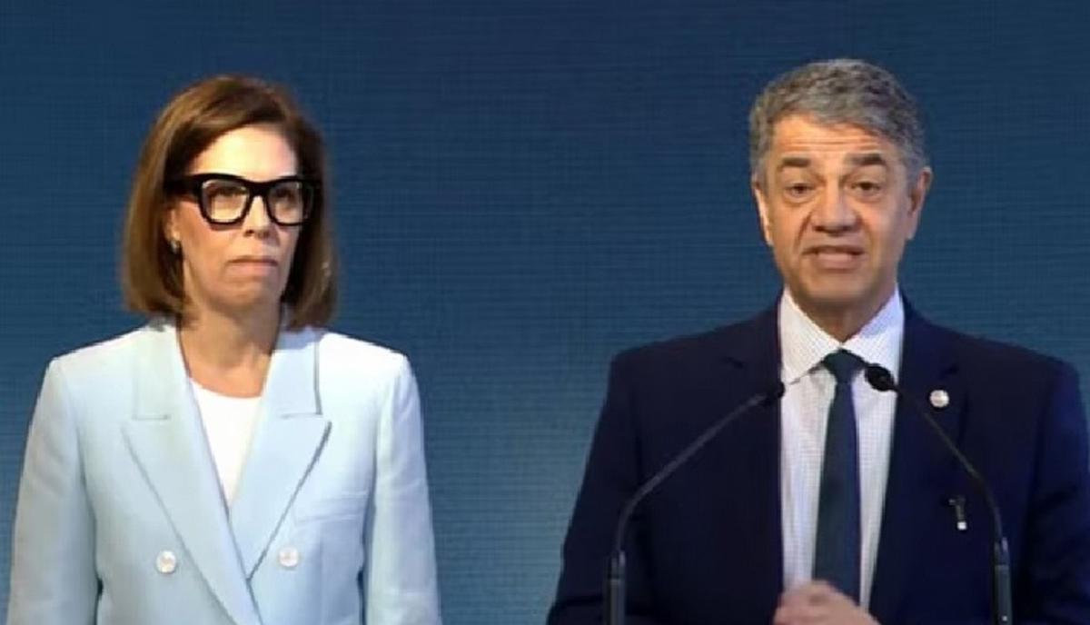 FOTO: Jorge Macri presentó a Laura Alonso como su nueva vocera.