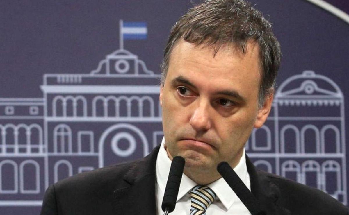 El jefe de Gabinete, Manuel Adorni.