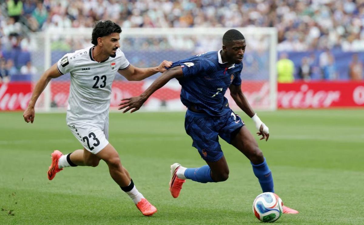 Francia enfrenta a Irak en la segunda fecha del Mundial. (Foto:AP)