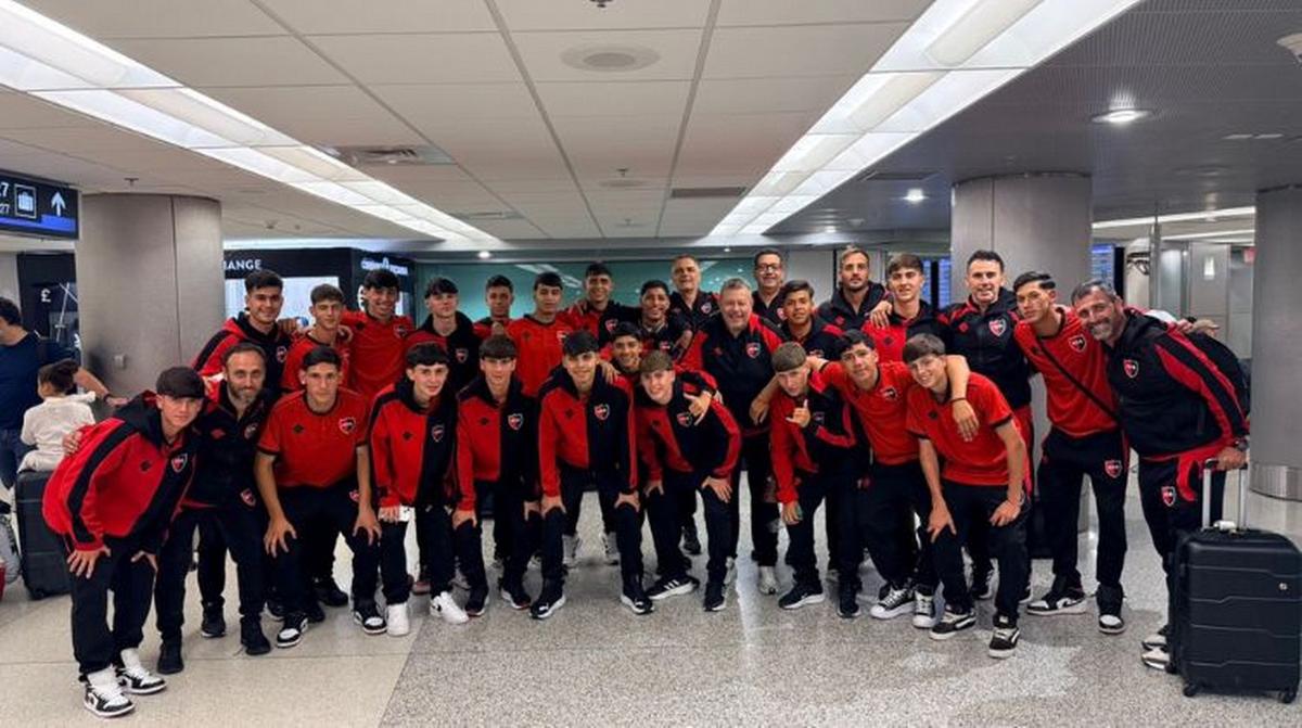 La delegación Sub 16 de Newell´s en Miami.