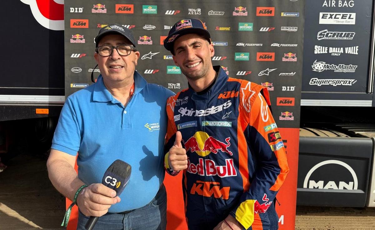 FOTO: C3M en Arabia con Kevin Benavides, recuperado para largar el Dakar