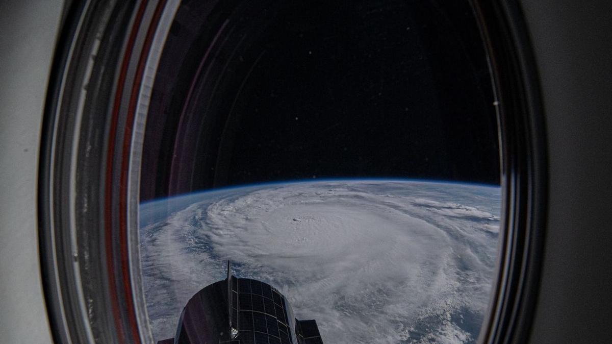 FOTO: El huracán Milton desde el espacio. (Foto:@dominickmatthew)