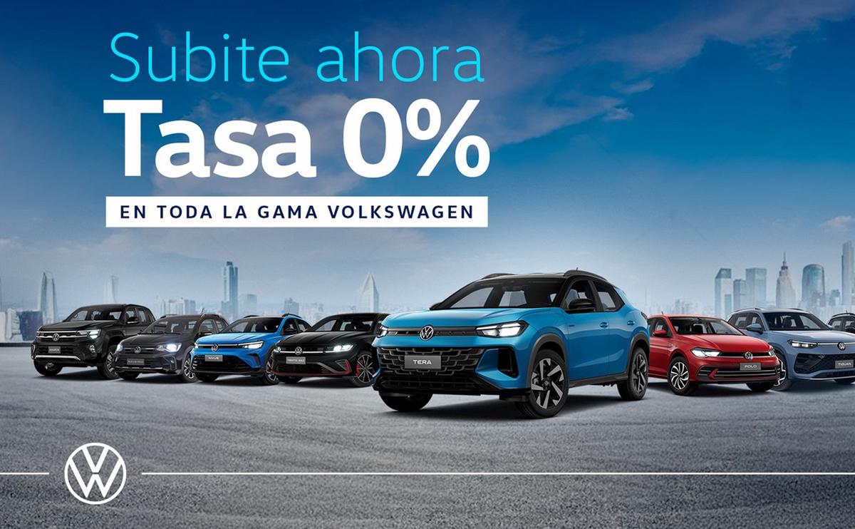 Volkswagen lanza este mes una campaña Tasa 0% fija en toda la gama