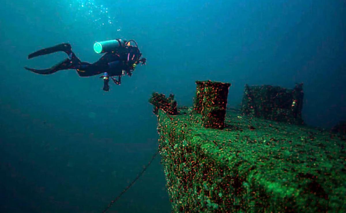 FOTO: El parque submarino de Las Grutas. (Foto: Ministerio de Turismo de Río Negro).