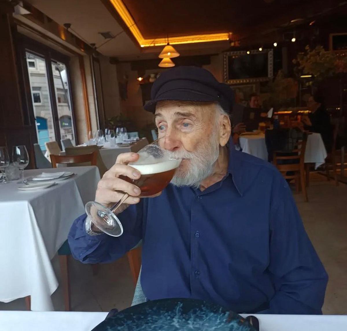 Héctor Alterio, fotografiado por su hija Malena.