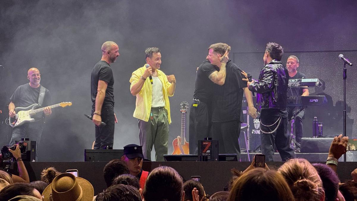 Luciano Pereyra, Nahuel Pennisi y La Konga, juntos en Jesús María