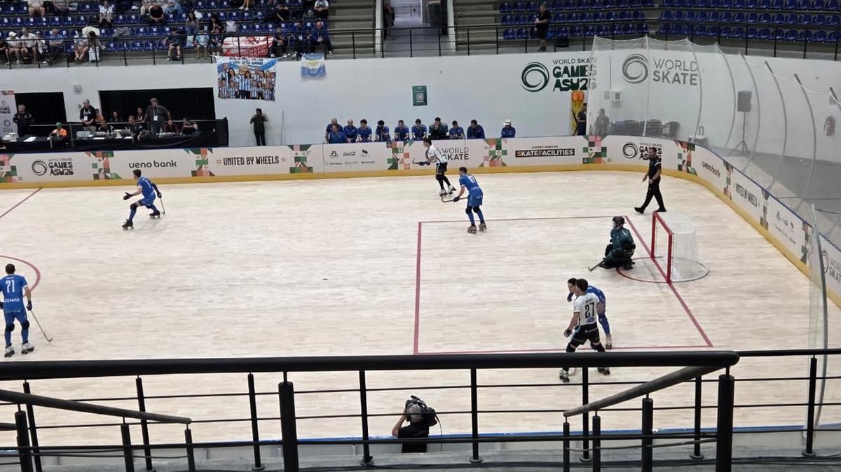 Argentina sueña en el Mundial de hockey sobre patines.