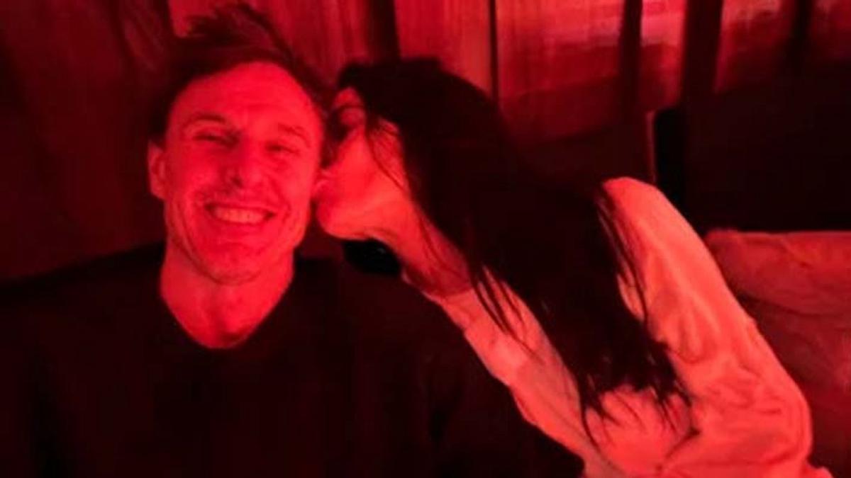 El empresario y Crivocapich cuando eran pareja. Foto: Agencia NA (Redes)