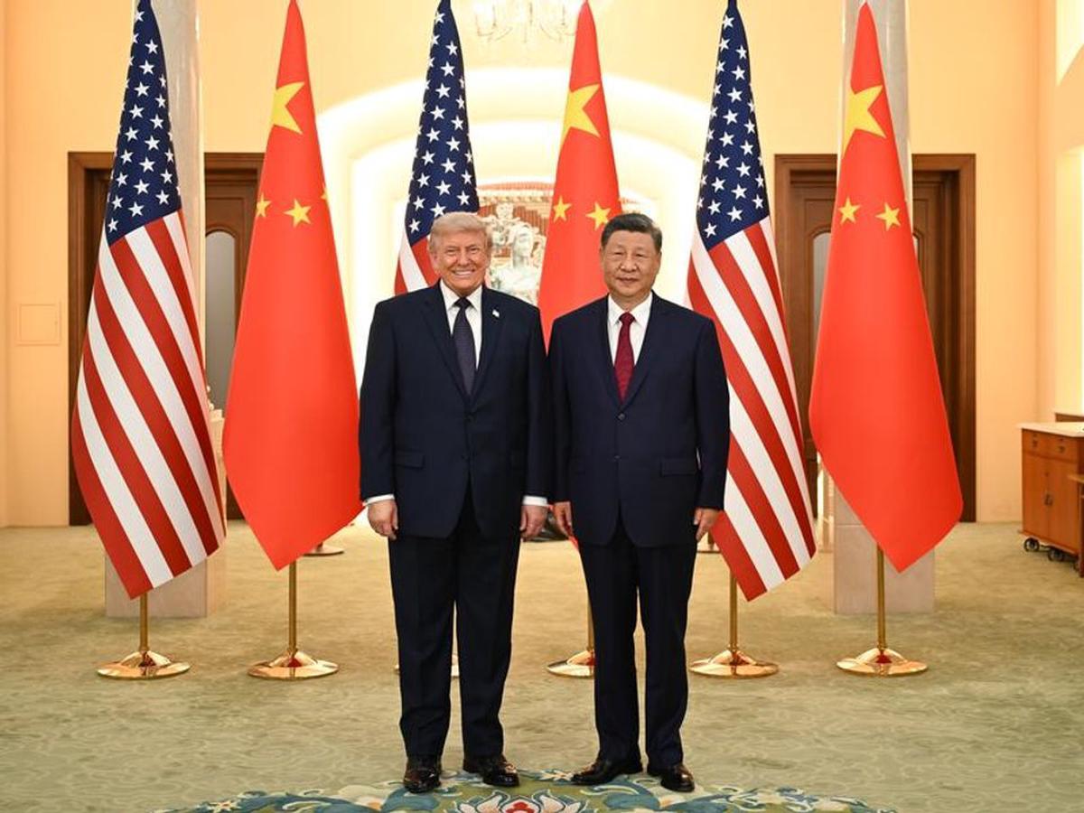 Trump con Xi Jinping en el encuentro más reciente.