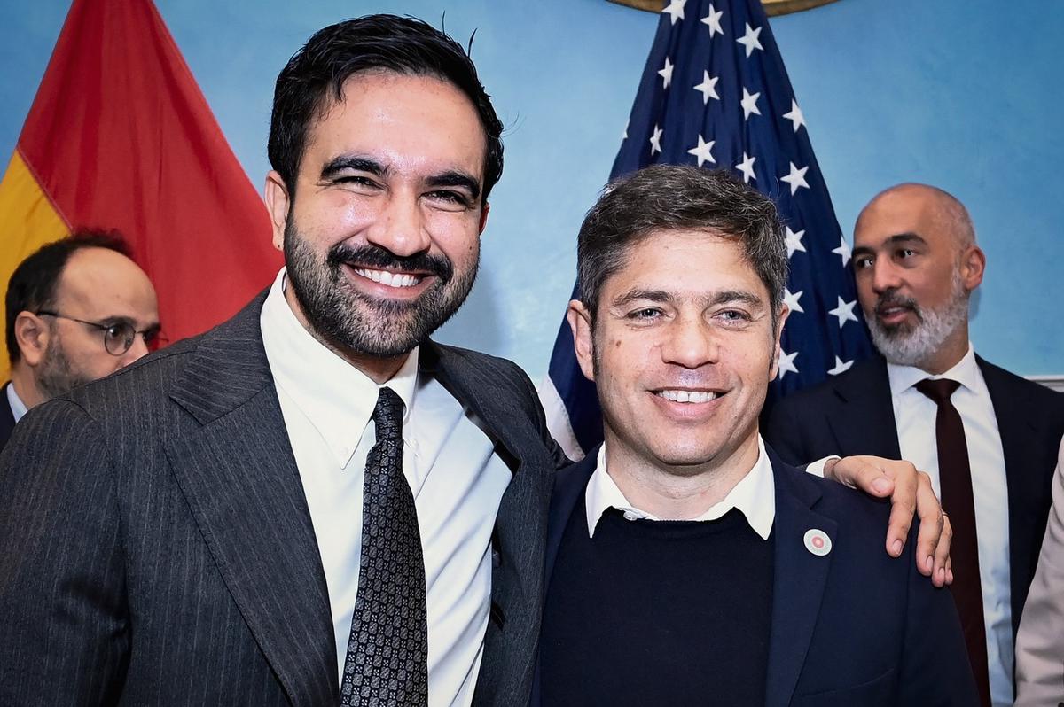 Mamdani y Axel Kicillof en Nueva York.