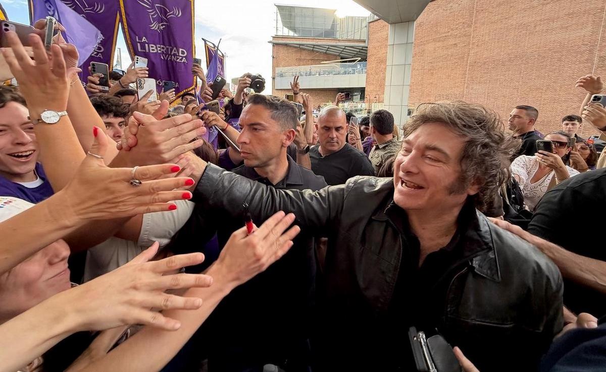 Milei, durante su última visita a Córdoba. (Foto: archivo)
