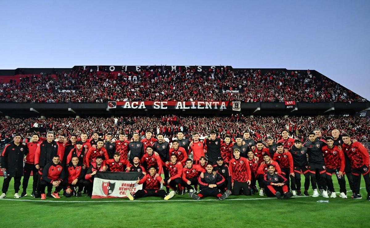 Newell's durante el Banderazo.