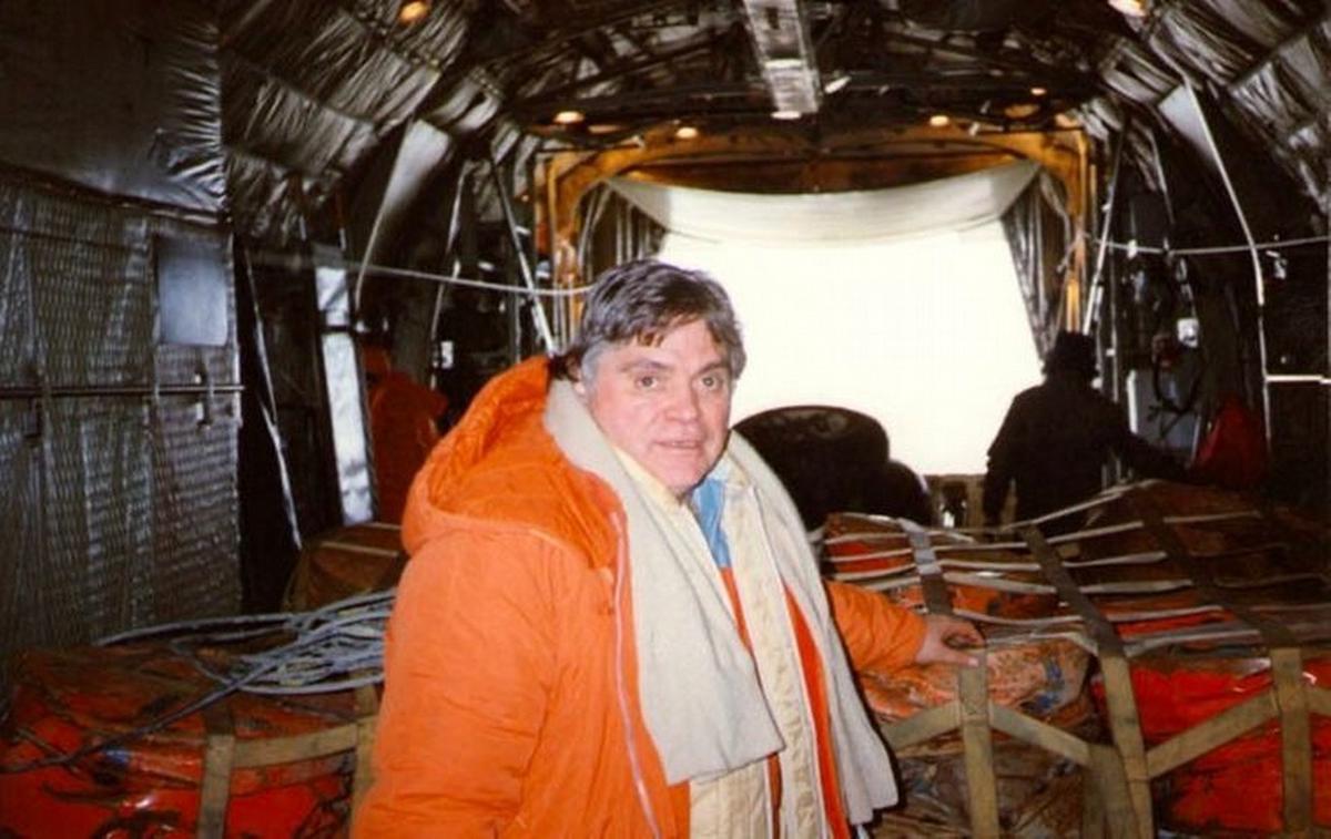 Rony Vargas transmitió desde la Base Marambio.