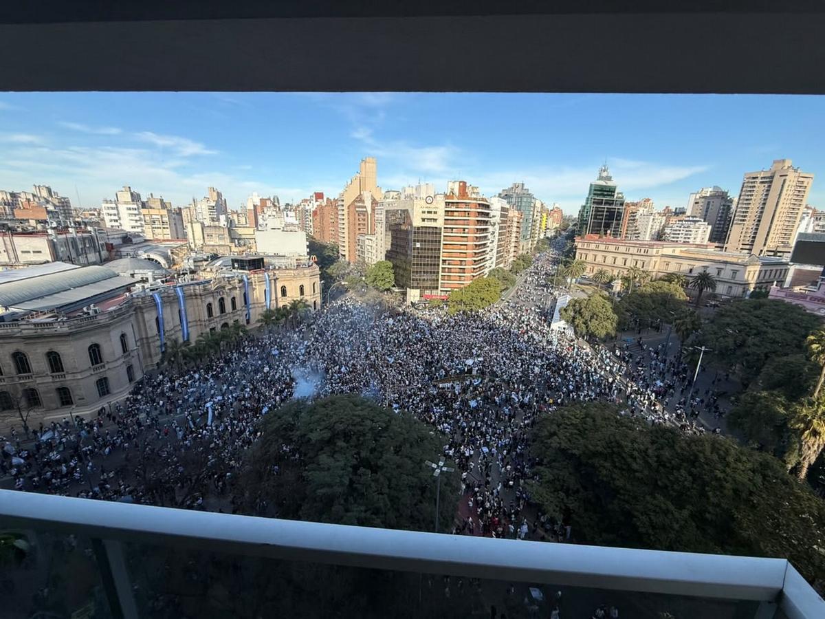 Los festejos de los hinchas argentinos a lo largo y ancho del país.