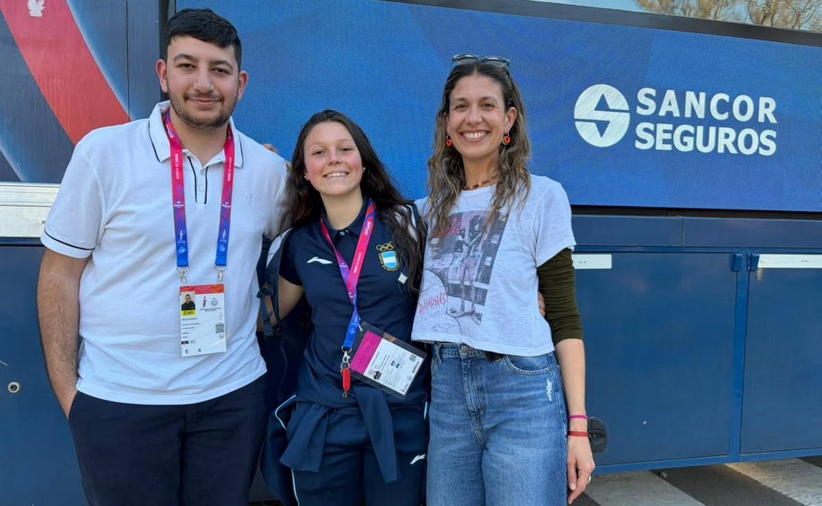 Valentina Casanello, esgrimista rosarina pasó por el Estudio Federal Sancor Seguros.