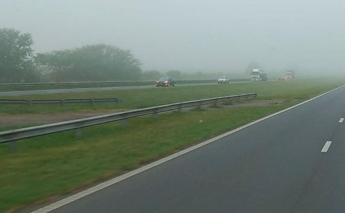 Iamgen archivo: niebla en los corredores de la provincia de Santa Fe.