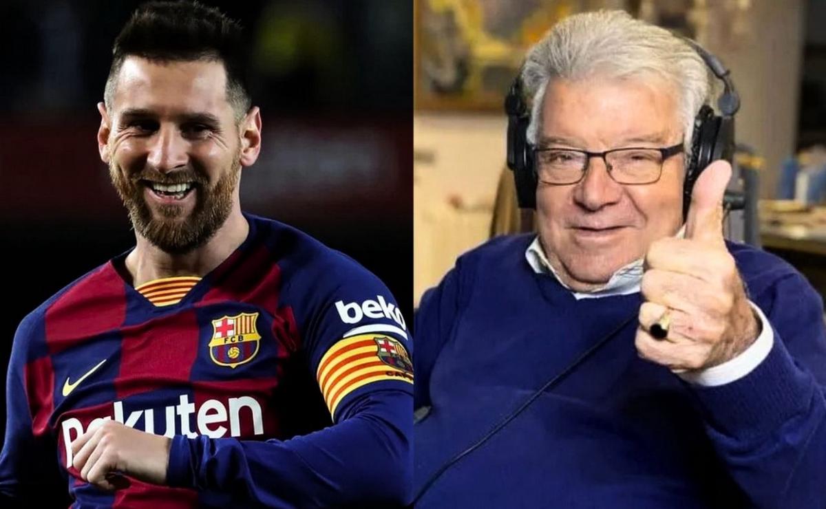 Messi y Minguella.