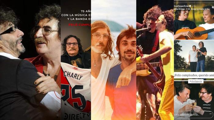 Celebraciones por los 75 años de Charly García: saludos de River a figuras del rock