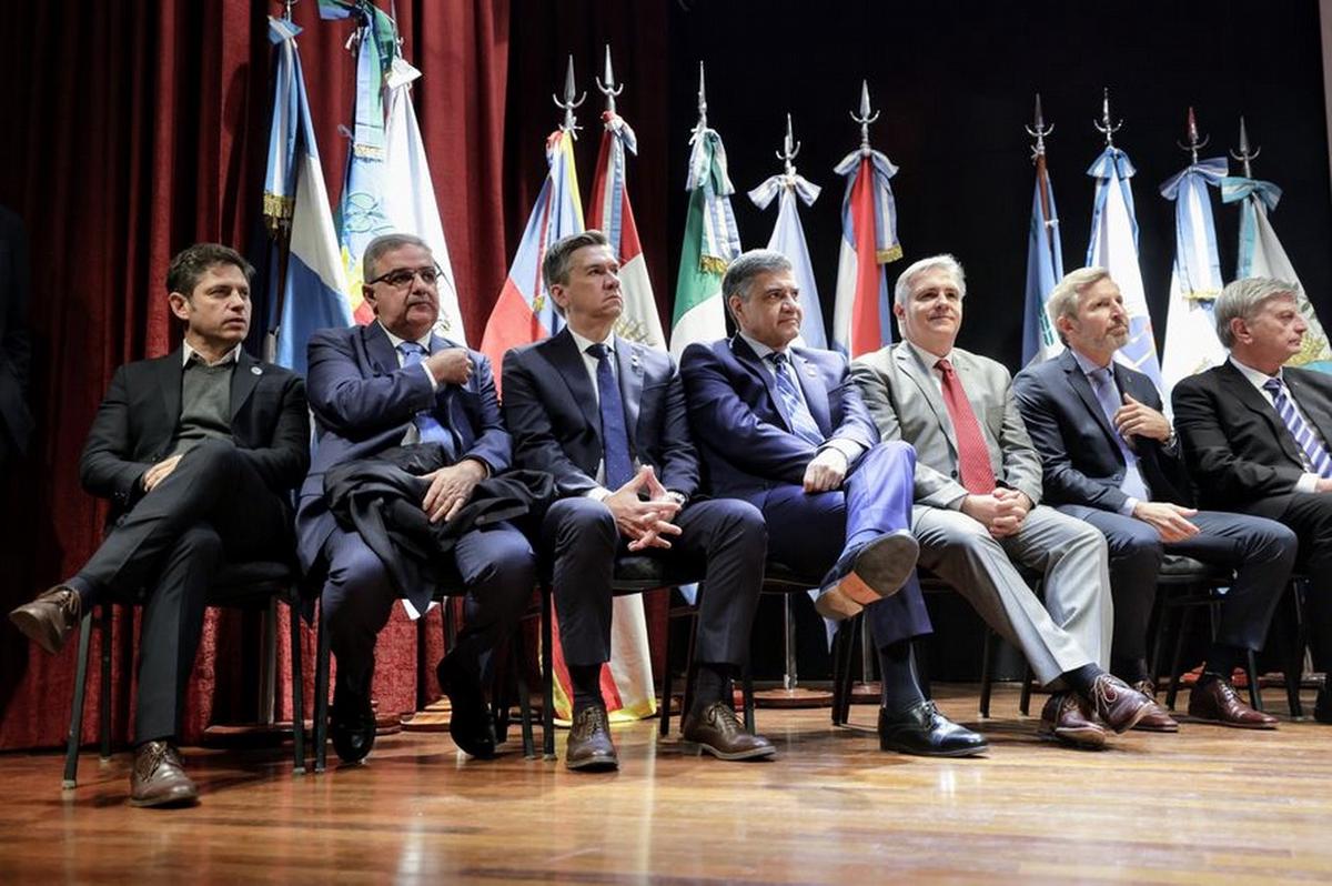 Los gobernadores, en el Consejo Federal de Inversiones, en 2025. (Foto: archivo)