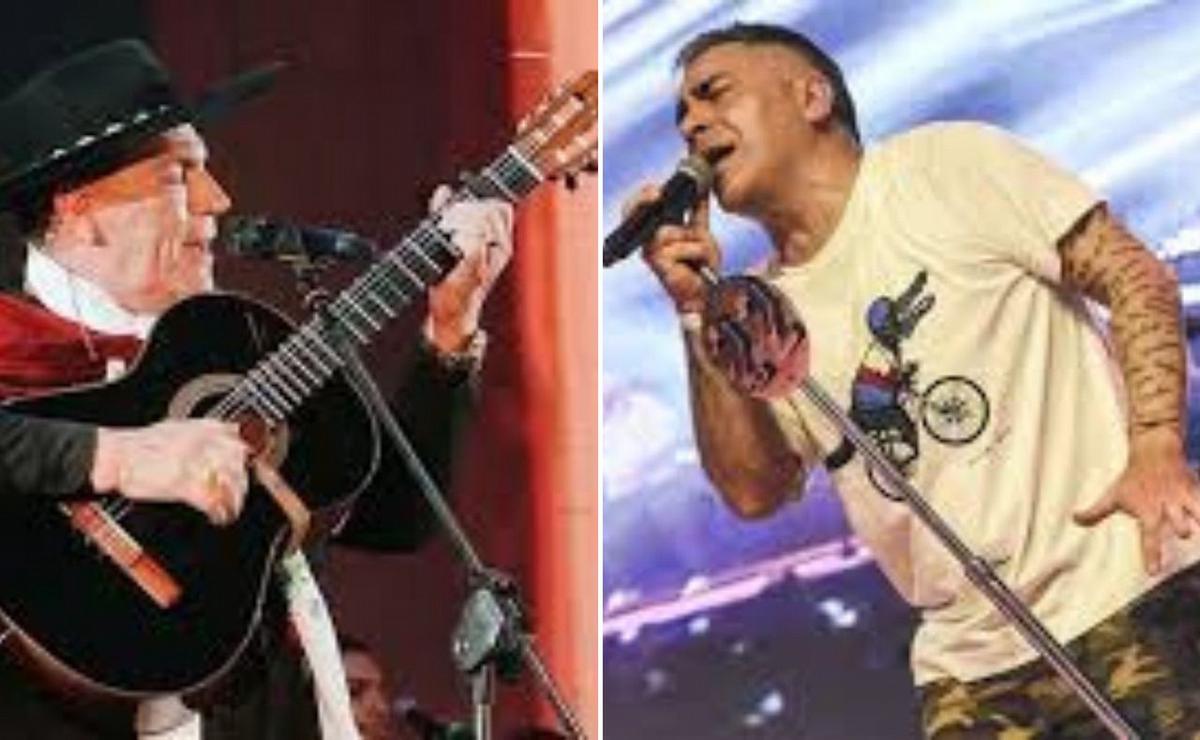 El Chaqueño Palavecino y El Loco Amato, en Villa del Rosario.