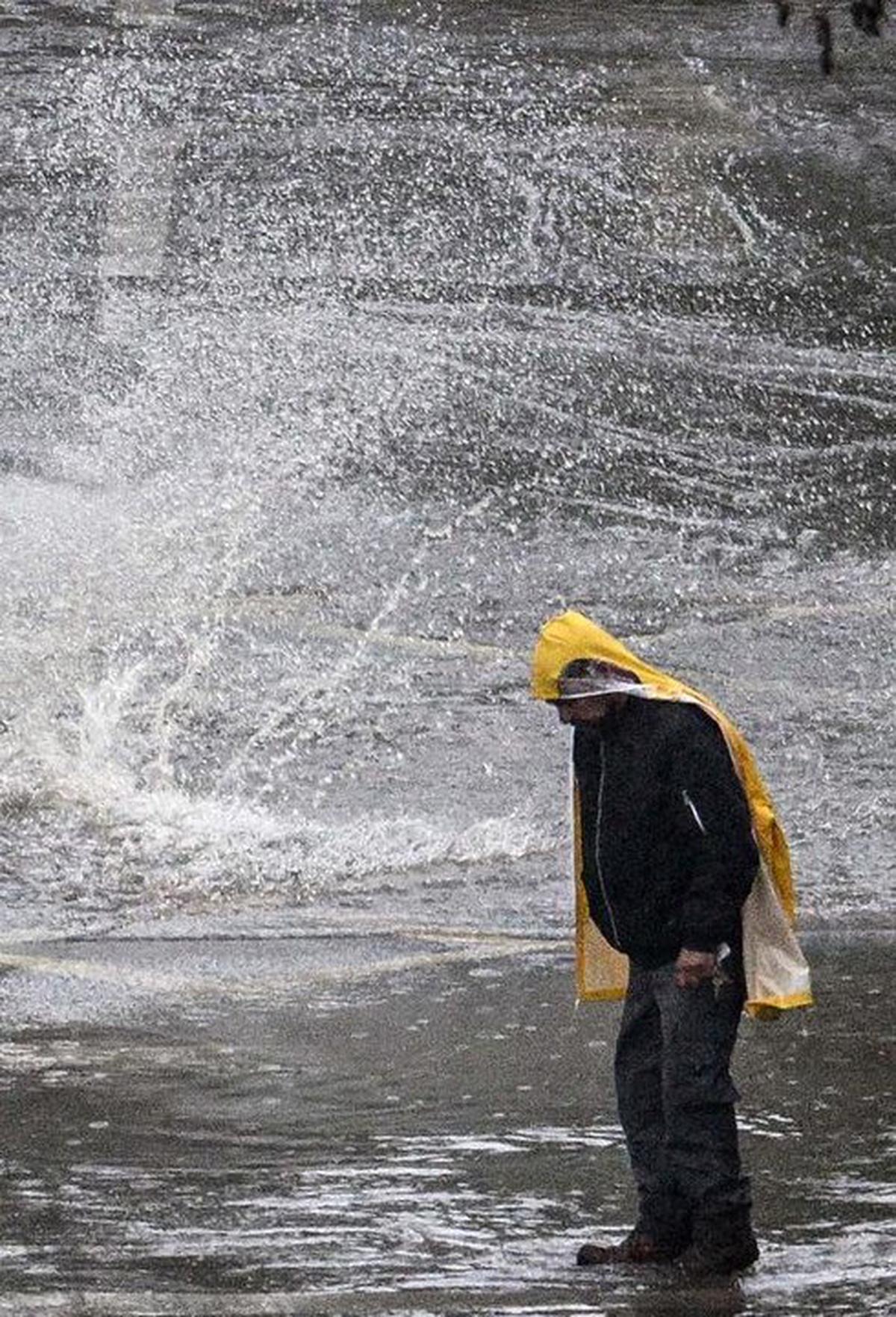 Lluvia torrencial.