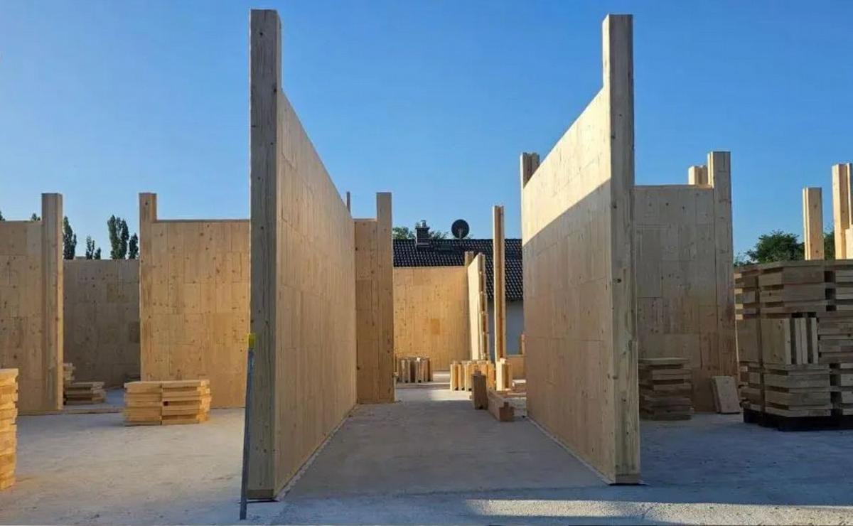 Sin ladrillos: el sistema alemán que permite construir una casa en una semana