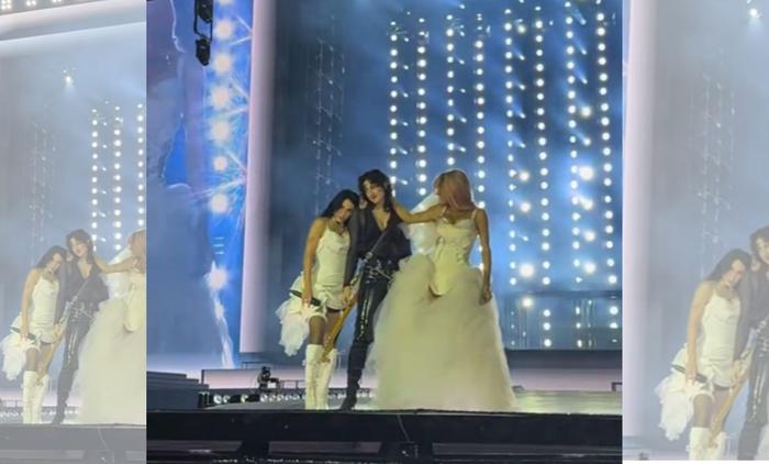 Lali brilló en su tercer River: hits, emoción, Tini de novia y un beso triple que se hizo viral
