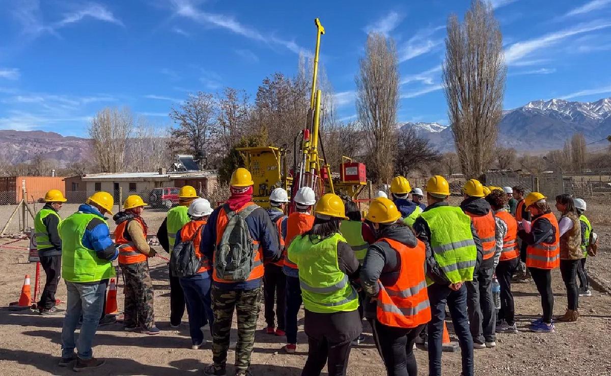 Una de las capacitaciones en PSJ Cobre Mendocino. (Foto: Los Andes)