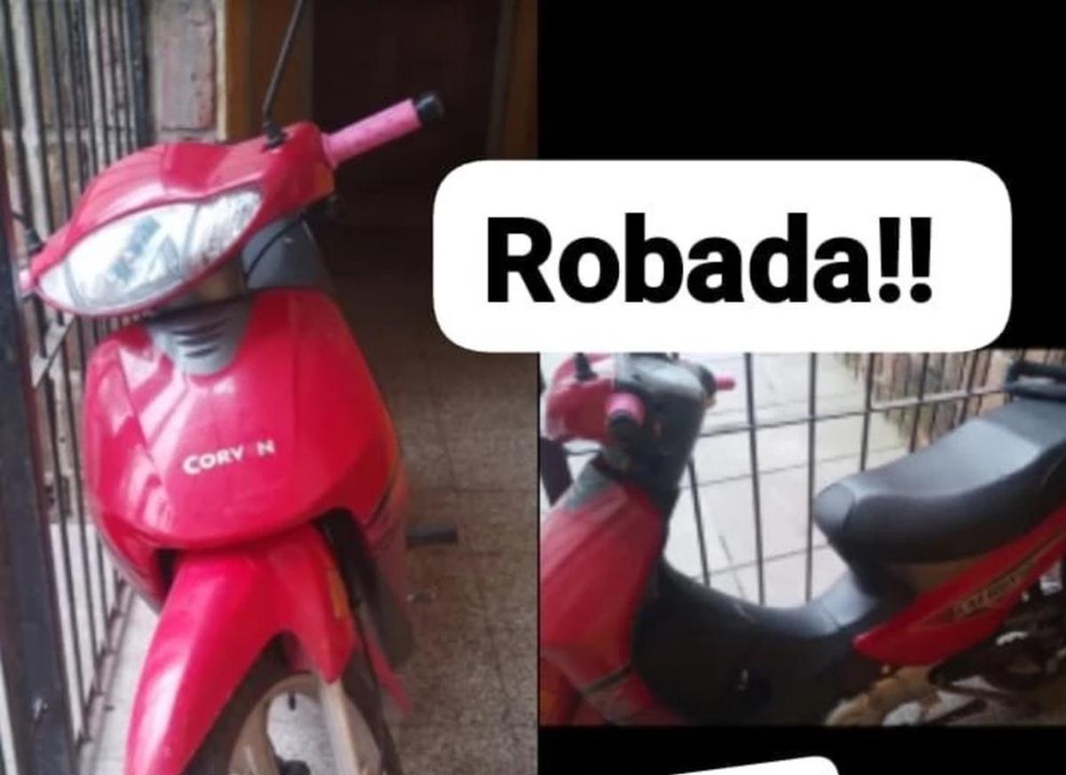 Inseguridad en Mar del Plata: le robaron la moto en cinco minutos