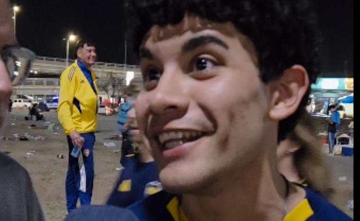 El Colo Gianola se puso generoso y le cumplió el sueño a un hincha de Boca