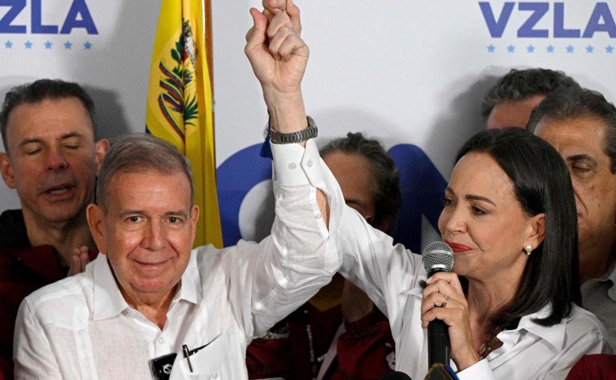 FOTO: María Corina Machado y González Urrutia, en la hora del triunfo no reconocido.