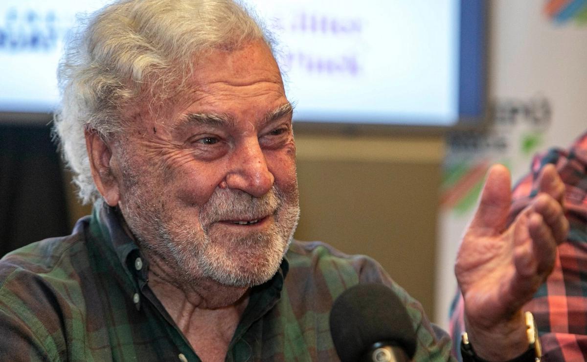 Rodolfo Ranni, entre la motivación y el privilegio de actuar a sus 88 años.